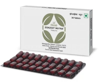 zoazest_charak healthy formation of sperms, and improves sperm count and motility.